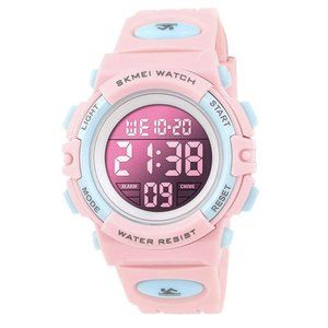 Stopwatch Calendar Boy Girl Wristwatch